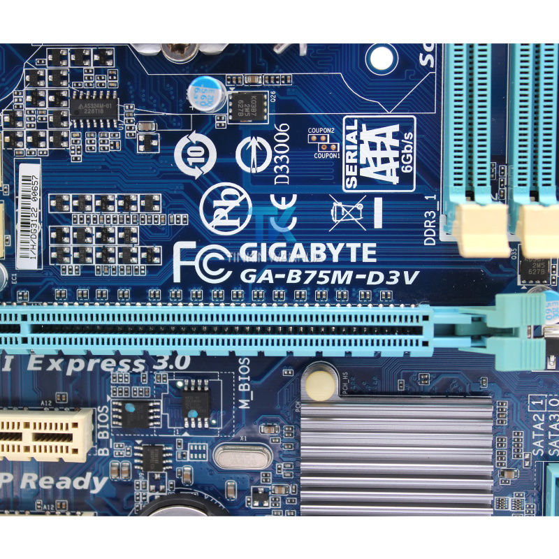 GIGABYTE GA-B75M-D3V Intel B75 Motherboard LGA1155 DDR3 USB3.0 m